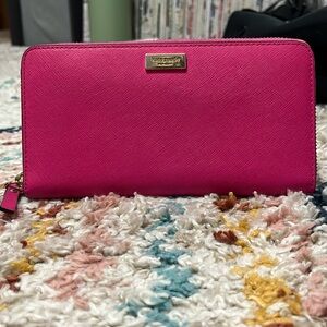 Bright Pink Kate Spade Wallet